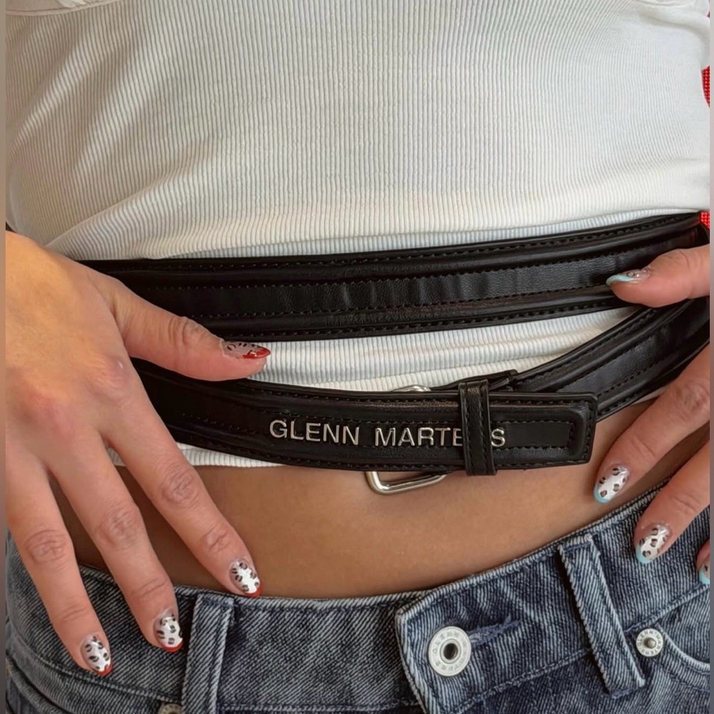 NWT Glenn Martens x H&M Boning Detail Belt